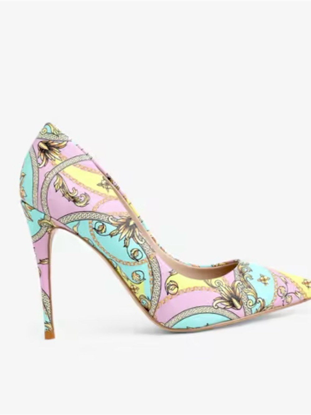 NWOT ALDO Stessy Multi Colored Stiletto Heels - Picture 3 of 10